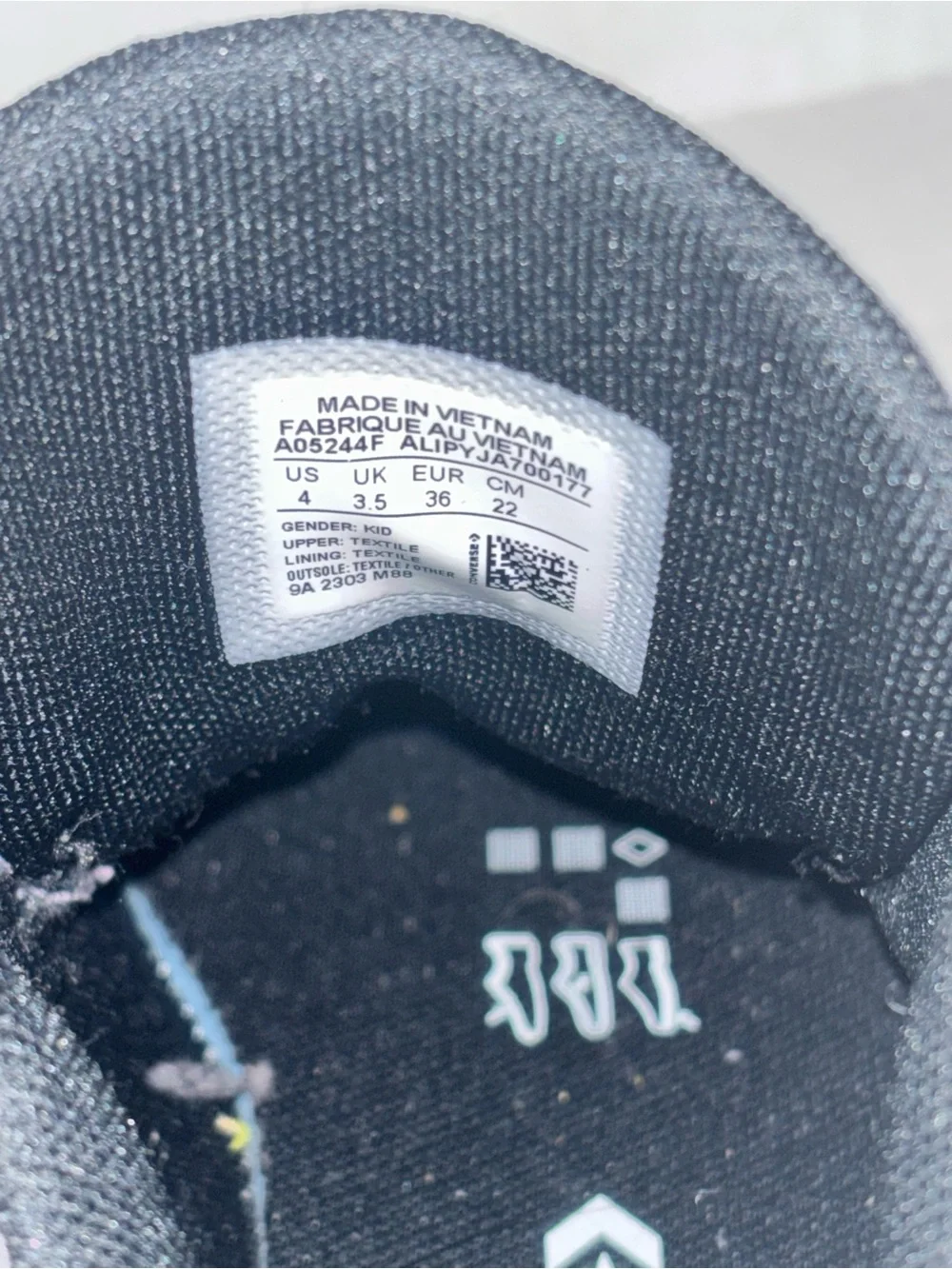 Converse Kids Low-Top Sneakers in Black and White